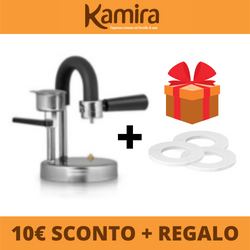 Kamira Macchina Espresso + Kit 3 guarnizioni REGALO