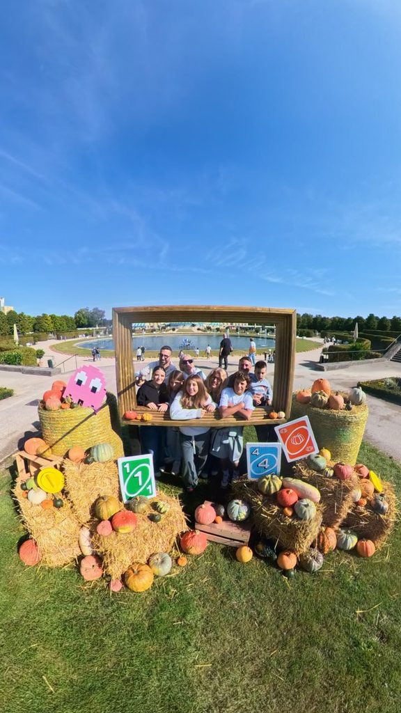 Foto insieme ai nostri amici alla Festa delle zucche di Ludwigsburg